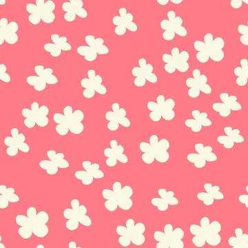 Decorative seamless vintage pattern in classic style with small flowers, dits Stock Illustration