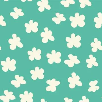 Decorative seamless vintage pattern in classic style with small flowers, dits Stock Illustration
