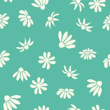 Decorative seamless vintage pattern in classic style with small flowers, dits Illustrazione stock