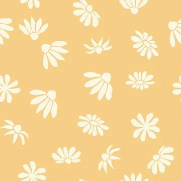 Decorative seamless vintage pattern in classic style with small flowers, dits Stock Illustration