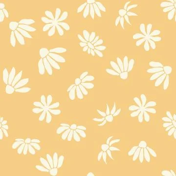 Decorative seamless vintage pattern in classic style with small flowers, dits Stock Illustration