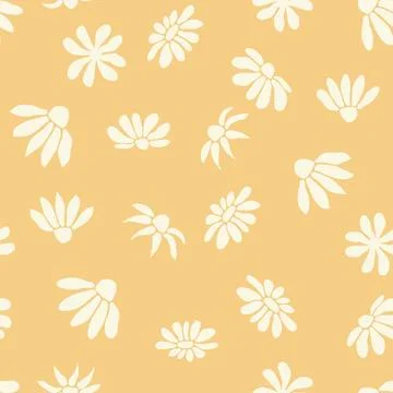 Decorative seamless vintage pattern in classic style with small flowers, dits Stock Illustration