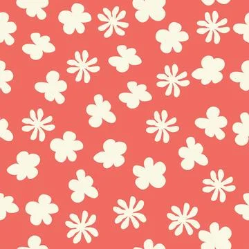 Decorative seamless vintage pattern in classic style with small flowers, dits Stock Illustration