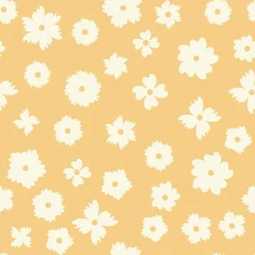 Decorative seamless vintage pattern in classic style with small flowers, dits Illustrazione stock