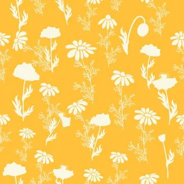 Decorative seamless vintage pattern in classic style with small flowers, dits Illustrazione stock