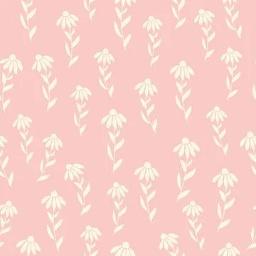 Decorative seamless vintage pattern in classic style with small flowers, dits Illustrazione stock