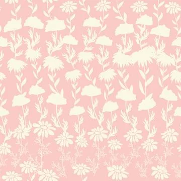 Decorative seamless vintage pattern in classic style with small flowers, dits Stock Illustration