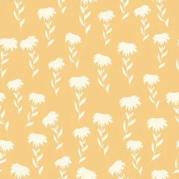 Decorative seamless vintage pattern in classic style with small flowers, dits Stock Illustration