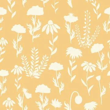 Decorative seamless vintage pattern in classic style with small flowers, dits Stock Illustration
