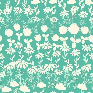 Decorative seamless vintage pattern in classic style with small flowers, dits Stock Illustration