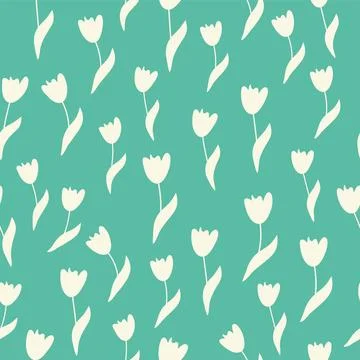 Decorative seamless vintage pattern in classic style with small flowers, dits Stock Illustration