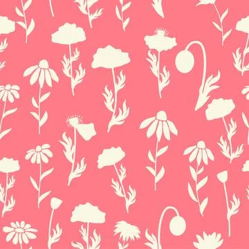 Decorative seamless vintage pattern in classic style with small flowers, dits Illustrazione stock