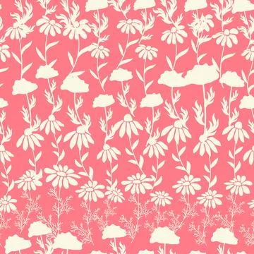 Decorative seamless vintage pattern in classic style with small flowers, dits Stock Illustration