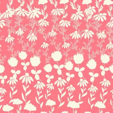 Decorative seamless vintage pattern in classic style with small flowers, dits Illustrazione stock