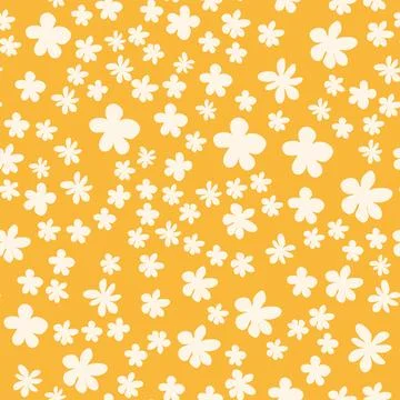 Decorative seamless vintage pattern in classic style with small flowers, dits Stock Illustration