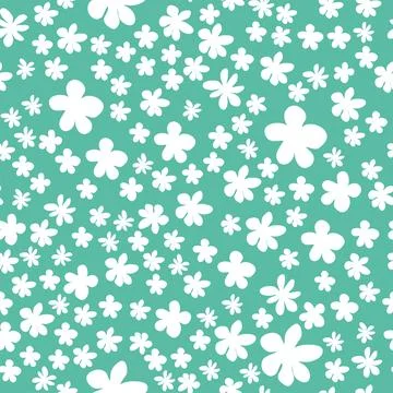 Decorative seamless vintage pattern in classic style with small flowers, dits Illustrazione stock