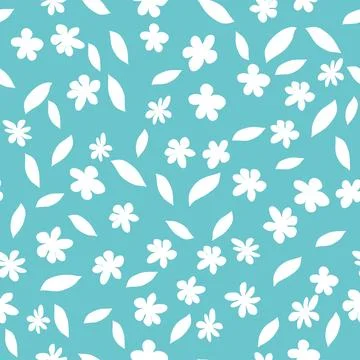 Decorative seamless vintage pattern in classic style with small flowers, dits Stock Illustration