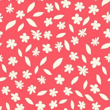 Decorative seamless vintage pattern in classic style with small flowers, dits Stock Illustration