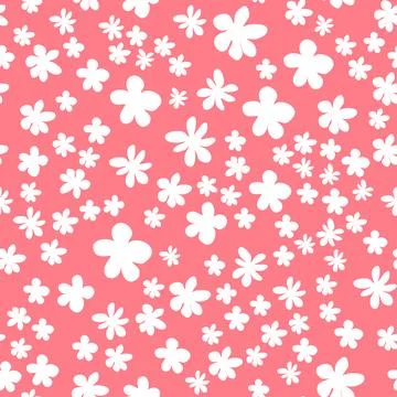 Decorative seamless vintage pattern in classic style with small flowers, dits Stock Illustration