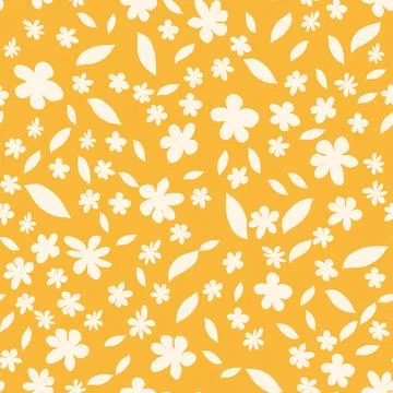 Decorative seamless vintage pattern in classic style with small flowers, dits Illustrazione stock
