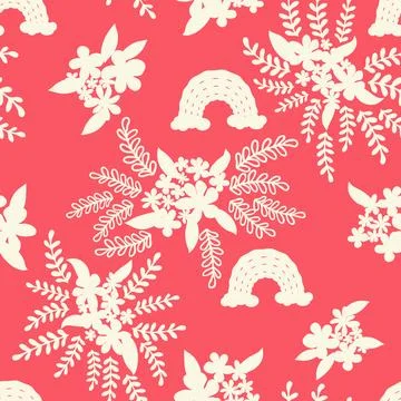 Decorative seamless vintage pattern in classic style with small flowers, dits Illustrazione stock