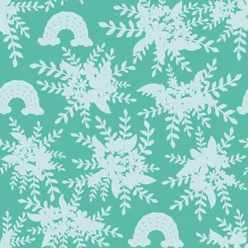 Decorative seamless vintage pattern in classic style with small flowers, dits Stock Illustration