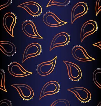 Decorative seampless pattern. Stock Illustration