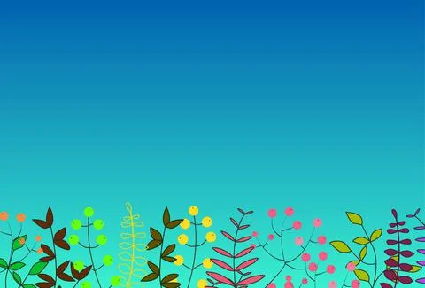 Decorative seasonal leaf frame on button with gradient background vector desi Stock Illustration