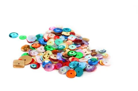 Decorative sequins Stock Photos