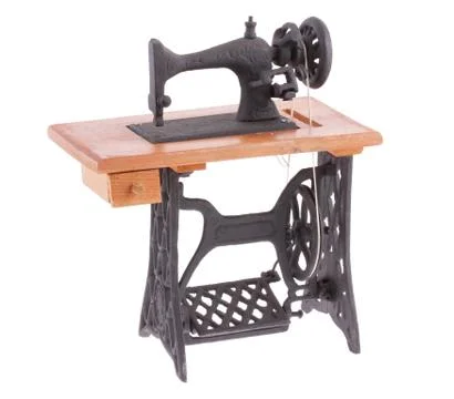 The decorative sewing machine Stockfoto's