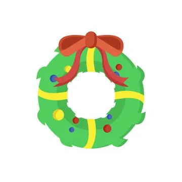 Decorative Simple Garland Stock Illustration