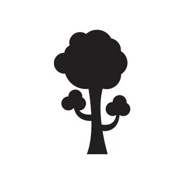 Decorative simple tree Stock Illustration