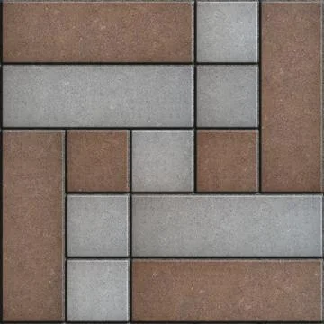 Decorative Slabs Paving. Seamless Texture Stock Illustration