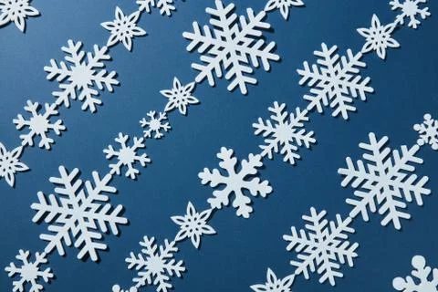 Decorative snowflakes as background Fotos de archivo