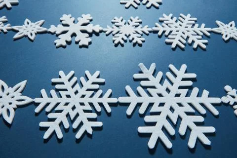 Decorative snowflakes as background Фото