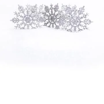 Decorative snowflakes Stock-Fotos