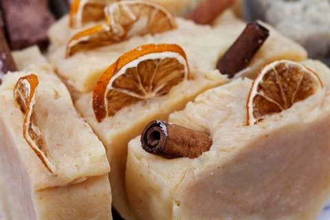 Decorative soap close up Stock Photos