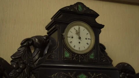 Decorative Souvenir Clock Stock Footage 203839460