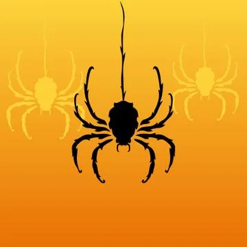 Decorative spider Stock Illustration