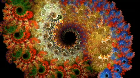 Decorative spiral Stock Footage 587048