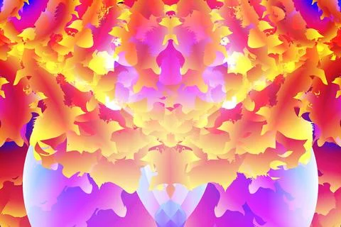 Decorative splash creative horizontal vertical gradient colorful abstract Ilustración de archivo
