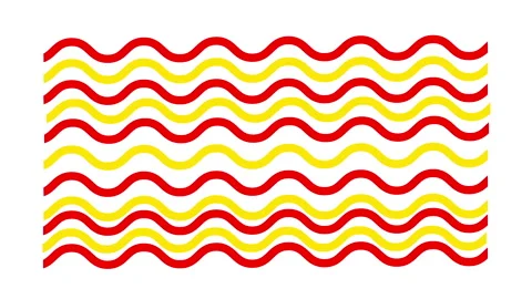 Decorative splash lines waves on a white background minimalistic background 库存影片 145248637