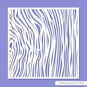 Decorative square panel with a carved pattern.  Ilustración de archivo