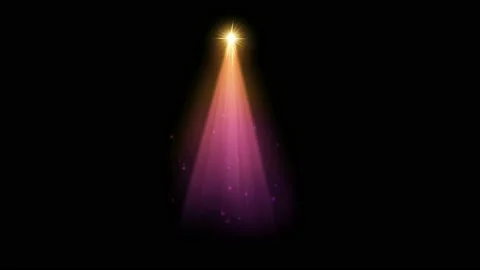 Decorative stage light motion graphics with night background Stock Footage 143056158