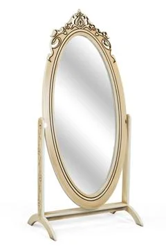 Decorative standing mirror Stock Photos