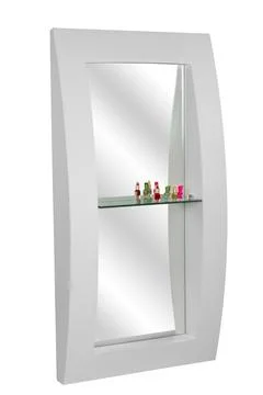 Decorative standing mirror Stock Photos