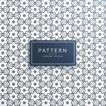 Decorative star shape vector pattern 스톡 일러스트