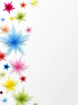 Decorative Stars Background Stock Illustration