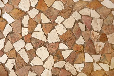Decorative stone floor Stock Photos