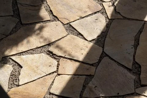 Decorative stone floor Foto stock